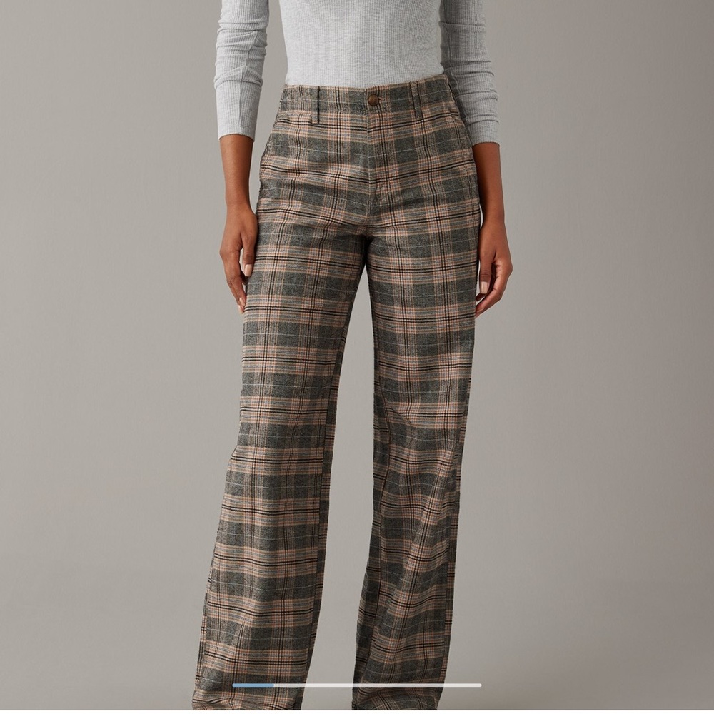 NEW American Eagle Super High-Waisted Baggy Wide-Leg Trouser